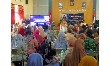 SMA Negeri 1 Binangun Gelar Sosialisasi Tes Kemampuan Akademik (TKA) bagi Peserta Didik Kelas XII Tahun Pelajaran 2026/2027