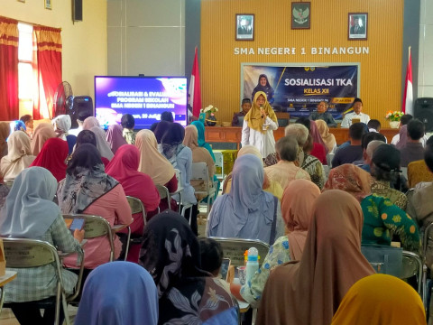 SMA Negeri 1 Binangun Gelar Sosialisasi Tes Kemampuan Akadem