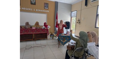 PERTEMUAN RUTIN  DHARMA WANITA PERSATUAN KELOMPOK SMAN 1 BINANGUN
