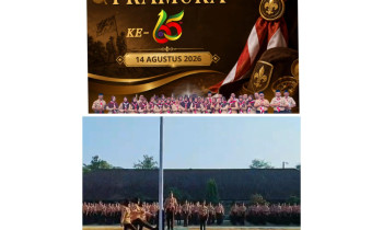 SMA Negeri 1 Binangun Gelar Upacara Peringatan Hari Pramuka Ke-65