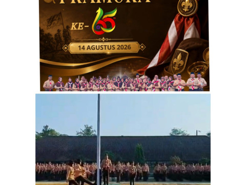 SMA Negeri 1 Binangun Gelar Upacara Peringatan Hari Pramuka 